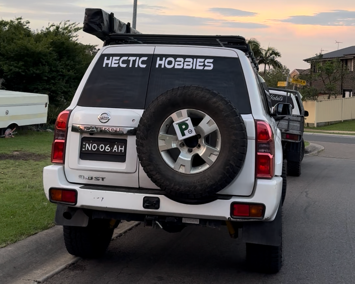 Hectic Hobbies Original Banner - White