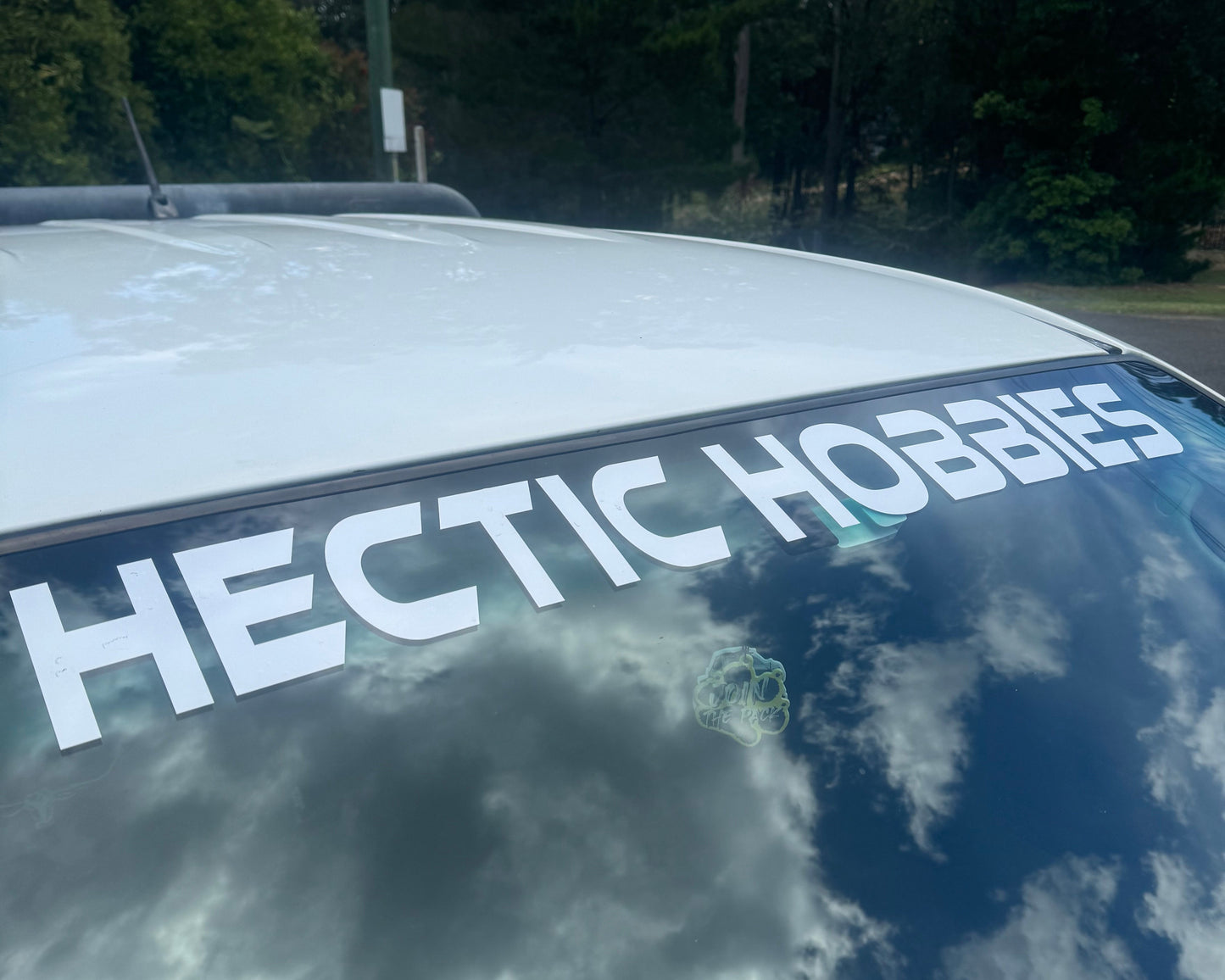 Hectic Hobbies Original Banner - White